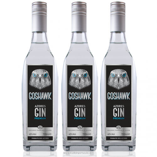 Goshawk Azores Gin Premium 700ml PACK 3