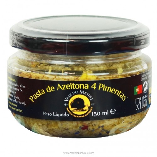 Vale do Mestre - Olive Paste 4 Peppers 150 grs.