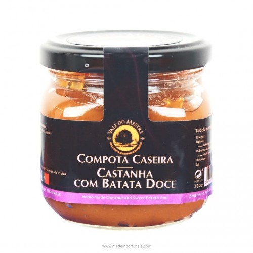 COMPOTA DE CASTANHA COM BATATA-DOCE Vale do Mestre 250 Grs.