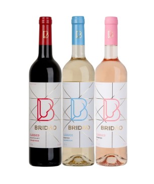 Pack Trio Bridão Clássico Tinto, Branco & Rosé em Caixa Presente