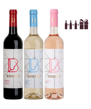 Bridão Classic Trio Pack Red, White & Rose in Gift Box
