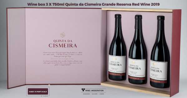 Quinta da Reserva Grande Reserva Red Wine 2019 - Wine box 3 X 750ml